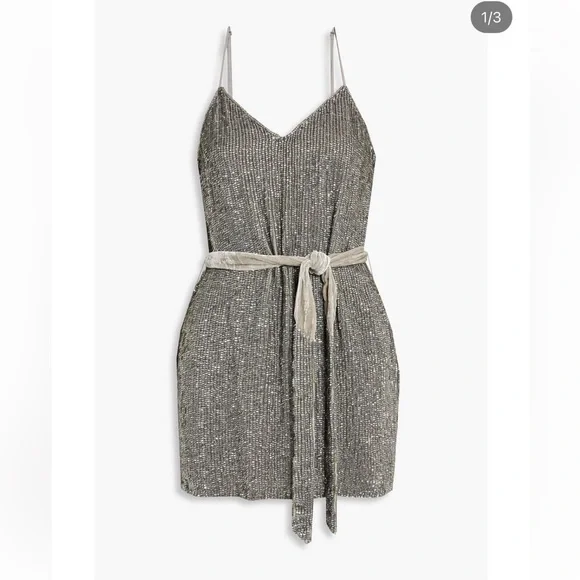 Retrofete | Dresses | Retrofete Claire Silver Sequin Dress | Poshmark Retrofete | Dresses | Retrofete Claire Silver Sequin Dress | Poshmark